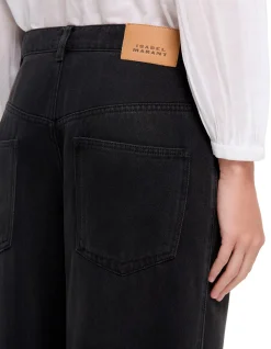 RODAYNA HIGH RISE PLEATED LEG JEANS