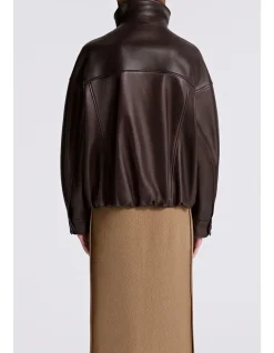 Roland Structured Lambskin Leather Jacket