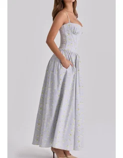 RONA WAIST ANKLE LENGTH DRESS