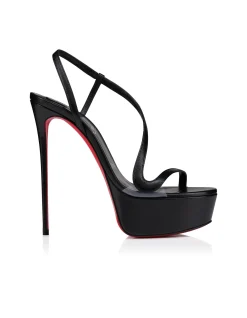 ROSALIE ALTA 150 KID/PVC/LIN BLACK/LIN BLACK