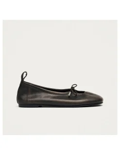 Rosalind Brushed Leather Ballet Flats