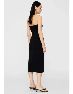 ROSA STRAPLESS MIDI DRESS