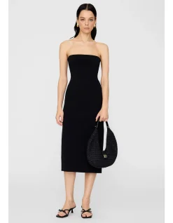 ROSA STRAPLESS MIDI DRESS