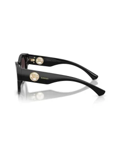 Round CHECK GRADIENT SAND BROWN GRADIENT Sunglasses