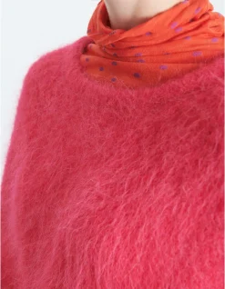 Round Neck Crop Knit