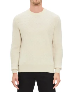 ROUND NECK DYE GARMENT SWEATER