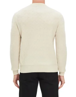 ROUND NECK DYE GARMENT SWEATER