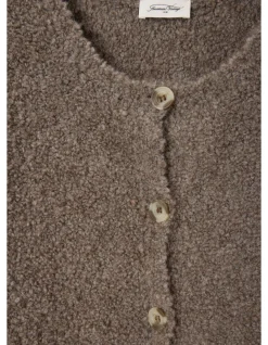 Round Neck Long Sleeve Cardigan