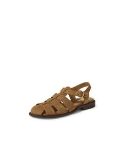 Rowee Suede T Bar Fisherman Sandals
