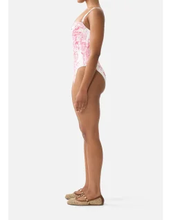 RUCHED CUP UNDERWIRE ONE PIECE