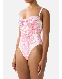 RUCHED CUP UNDERWIRE ONE PIECE