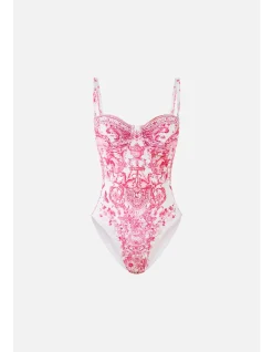 RUCHED CUP UNDERWIRE ONE PIECE