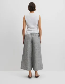 Ruched Linen Tank