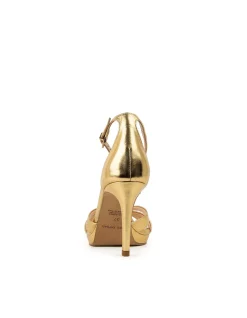 SADIE90 STRAPPY CROSSOVER PLATFORM SANDAL