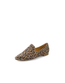 Sadita Pointed Leopard Suede Loafers