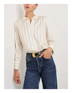 Saige Long Sleeve Button Down Shirt
