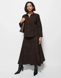 SALLY SUEDE SHACKET