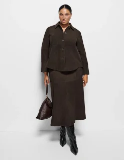 SALLY SUEDE SHACKET