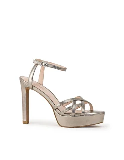 SAMI110 LATTICE FRONT PLATFORM SANDAL