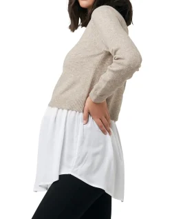 SANDY DETACHABLE NURSING KNIT