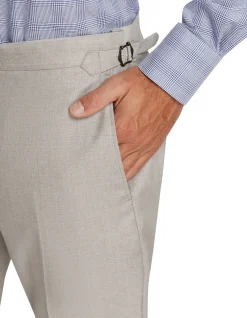 Santesso Slim Fit Trouser Light Grey