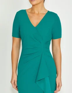SARA COZUMEL CREPE DRESS