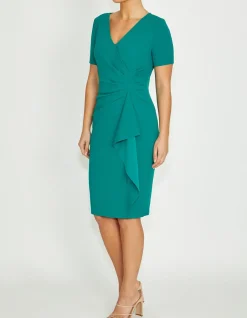 SARA COZUMEL CREPE DRESS