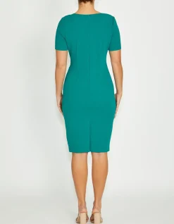SARA COZUMEL CREPE DRESS