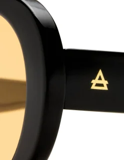 SATELLITE BLACK AVIATOR SUNGLASSES
