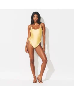 SATIN SWIM LOW BACK ONE PIECE