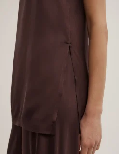 Satin Tunic Top