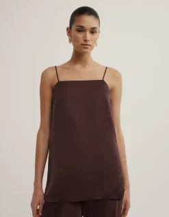 Satin Tunic Top