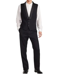 SATIN LAPEL WAISTCOAT