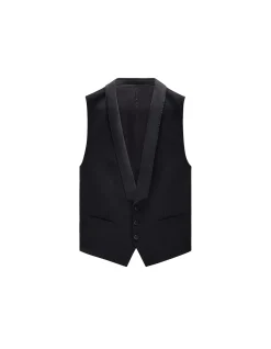 SATIN LAPEL WAISTCOAT