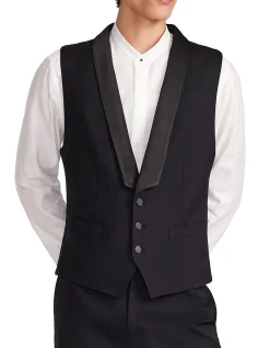 SATIN LAPEL WAISTCOAT