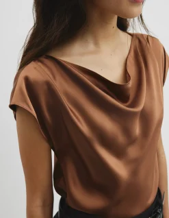 Satin Shell Top