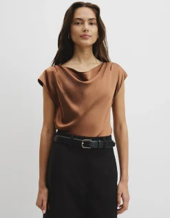 Satin Shell Top