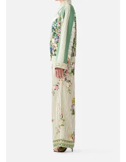 SCARF BELT WIDE LEG PANT