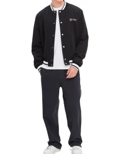 Script Souvenir Varsity Bomber Jacket