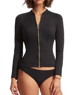 Seafolly Collective Long Sleeve Sun Vest Rashie