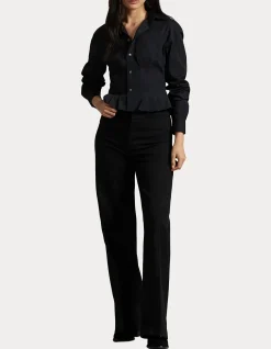 SEAMED COTTON SHIRT