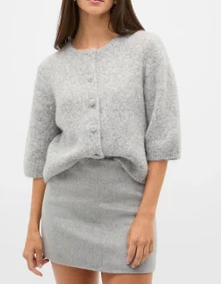 SEAM FRONT MINI SKIRT