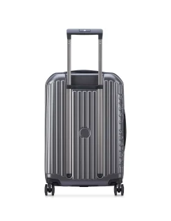 Securitime 55cm Expandable Small Carry-On Suitcase Anthracite