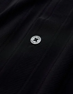 SELF STRIPE CUBAN COLLAR SHIRT