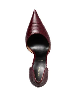 SEMI SHINY PRINTED PYTHON B/C D'ORSAY PUMP