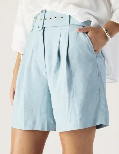 SERAFINA LINEN SHORTS