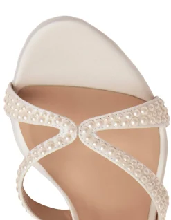 SERAPHINA SATIN SLINGBACK PUMP 105