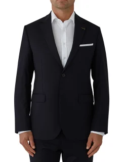 Sergeant Plain Twill Wool Suit Jacket FJF032