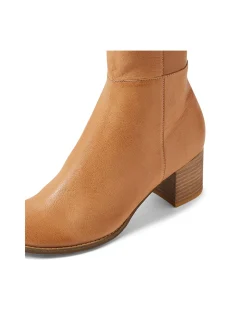 Settin Leather Block Heel Knee High Boots