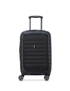 Shadow 5.0 55cm Expandable Front Pocket Small Carry-On Suitcase Black